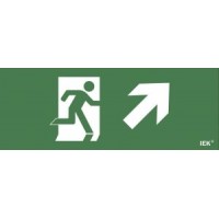 Самоклеящаяся этикетка "Фигура/стрелка вверх вправо" (LPC10-1-24-09-FVVNAPR)