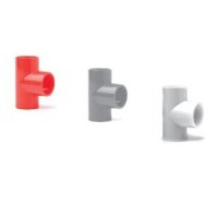 Тройник АБС красный Ecoplast 49325-10 (10 шт)