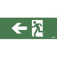 Самоклеящаяся этикетка "Фигура/стрелка влево" (LPC10-1-24-09-FNAL)