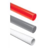 Труба АБС гладкая 25025-RD красная Ecoplast