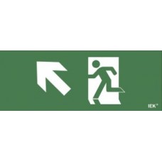 Самоклеящаяся этикетка "Фигура/стрелка вверх влево" (LPC10-1-24-09-FVVNAL)