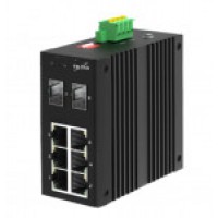 Коммутатор Ethernet PoE+ промышленный неуправляемый TS3100I-6FP2FS TELSAR (180Вт)