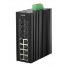 Коммутатор Ethernet PoE+ промышленный L2+ TS3310MI-8TP4GS4S TELSAR (240Вт)