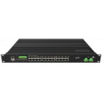 Коммутатор Ethernet PoE++ промышленный L2+ TS3320MI-24TP4S-2BT TELSAR (370Вт)