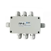 Разветвитель интерфейса RS-485/422 ПР-8 IP65 исп. 1 на din-рейку