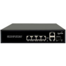 Коммутатор Ethernet PoE нeуправляемый TS1000-4TP2G1S-N TELSAR (65Вт)