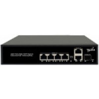 Коммутатор Ethernet PoE нeуправляемый TS1000-4TP2G1S-H TELSAR (78Вт)