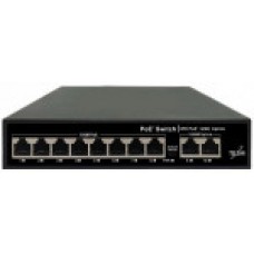 Коммутатор Ethernet PoE нeуправляемый TS100-8FP2G-W TELSAR (120Вт)