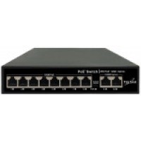 Коммутатор Ethernet PoE нeуправляемый TS100-8FP2G-N TELSAR (120Вт)