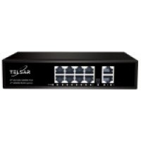 Коммутатор Ethernet PoE неуправляемый TS1000-8TP2G TELSAR