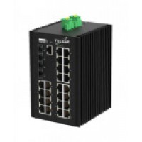 Коммутатор Ethernet PoE+ промышленный L2+ TS3310MI-24TP4X TELSAR (240Вт/370Вт)
