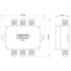 Разветвитель интерфейса RS-422/485 ПР-6 IP65 (исполнение 2) WS2-R-0605.1