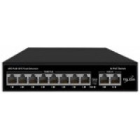 Коммутатор Ethernet PoE нeуправляемый TS100-8FP2F-W TELSAR (120Вт)