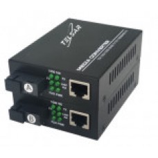 Медиаконвертер 1,25 Гбит/с, WDM Tx1550нм/Rx1310нм SMF, 20км, SC, LFP TS-MC1053-20B-LFP TELSAR