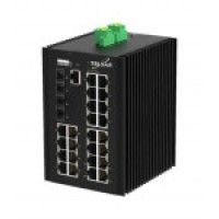 Коммутатор Ethernet PoE++ промышленный L2+ TS3310MI-24TP4S-4BT TELSAR (240Вт/370Вт)