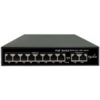 Коммутатор Ethernet PoE нeуправляемый TS100-8FP2F-N TELSAR (120Вт)