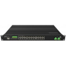 Коммутатор Ethernet PoE+ промышленный L2+ TS3320MI-24TP4S TELSAR (370Вт)