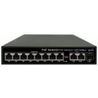 Коммутатор Ethernet PoE нeуправляемый TS100-8FP2G1S-N TELSAR (120Вт)