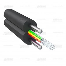 Оптический дроп кабель, 8 волокон G657, 0.2кН, стальная проволока, CO-FTTH8-3