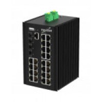 Коммутатор Ethernet PoE+ промышленный L2+ TS3310MI-24TP4S-D TELSAR (240Вт/370Вт)
