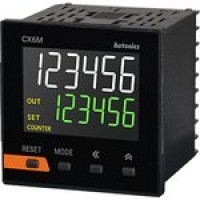 CX6M-2P2 24-48VDC/24VAC Счетчик-таймер цифровой, 6-ти разрядный, корпус 72×72мм ...
