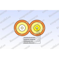 Кабель Duplex 3.0мм MM (50/125мкм) G.651 LSZH (CO-PD-503)
