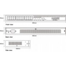 Коммутатор Ethernet PoE управляемый L2+ TS2210M-24TP4X TELSAR