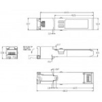 Модуль медный SFP (1G) RJ45 до 100м, TS-RSP-FE-GE-T TELSAR