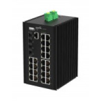 Коммутатор Ethernet PoE++ промышленный L3 TS3510MI-24TP4X-4BT TELSAR (240Вт/370Вт)