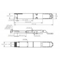 Модуль оптический QSFP-DD (400G), до 100м, DDM, MPO16 - TS-QSFPDD-400G-SR8 TELSAR