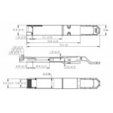 Модуль оптический QSFP-DD (400G), до 100м, DDM, MPO16 - TS-QSFPDD-400G-SR8 TELSAR