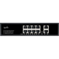 Коммутатор Ethernet PoE нeуправляемый TS1000-8TP2G-W TELSAR (150Вт)