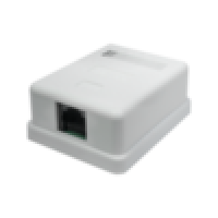 Розетка настенная RJ-45, 8P8C, Cat.5e, 1 порт UTP