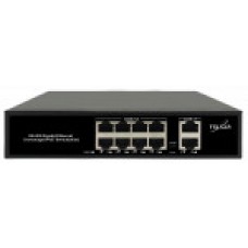 Коммутатор Ethernet PoE нeуправляемый TS1000-8TP2G-H TELSAR (150Вт)