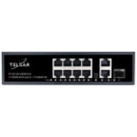 Коммутатор Ethernet PoE неуправляемый TS1000-8TP2G1S TELSAR