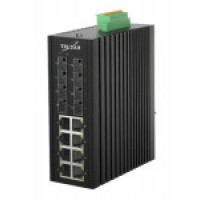 Коммутатор Ethernet PoE+ промышленный L2+ TS3310MI-8TP4X TELSAR (240Вт)